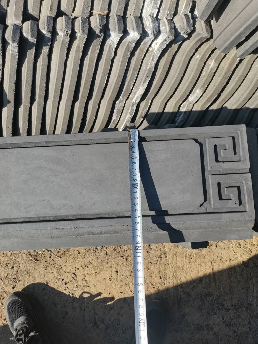 古建筑飞椽椽头万字椽头椽子牌楼椽子古建影壁牌楼门头飞椽砖雕厂