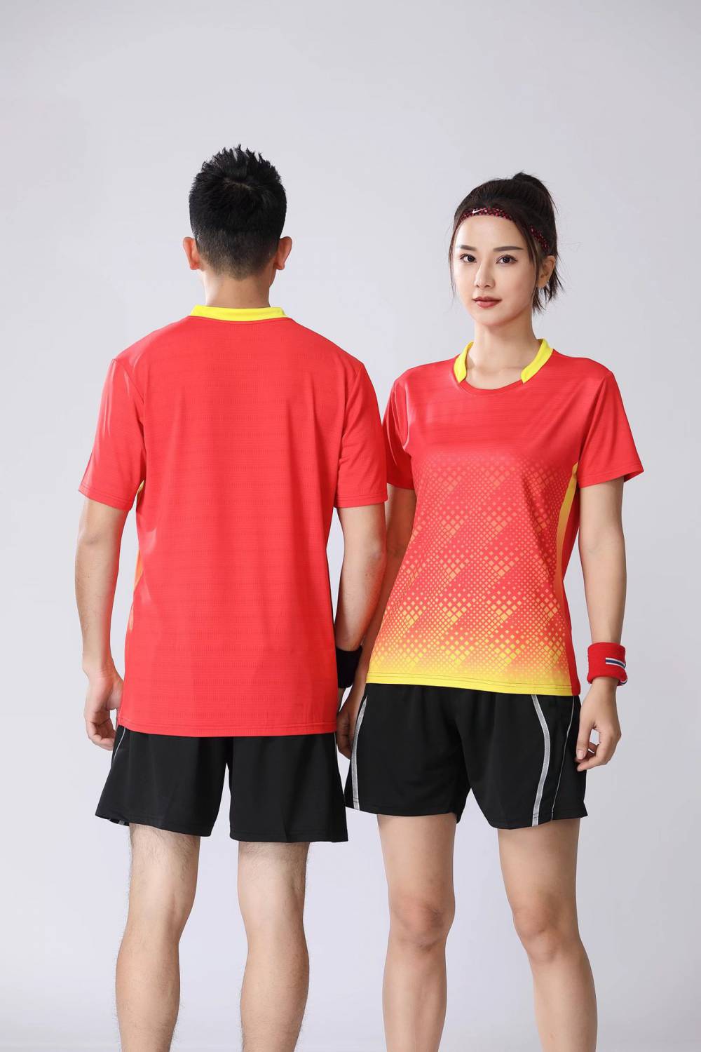 定制羽毛球单件短袖男女儿童乒乓球衣小学生训练比赛队服印字z