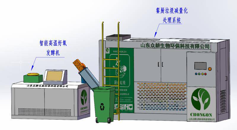 厨余垃圾肥料机器图片