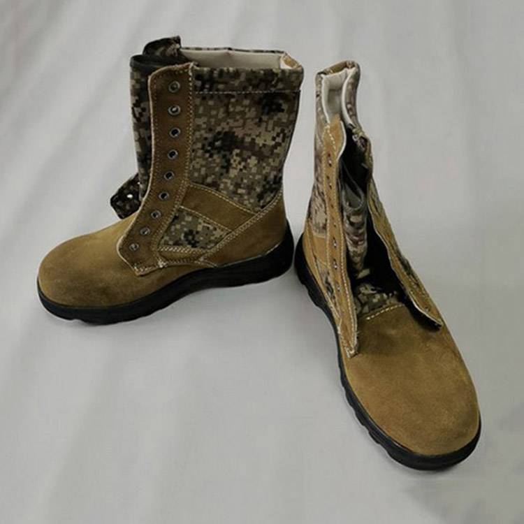 森林防扎鞋森防救援橡胶鞋高帮阻燃防护靴山林灭火救援扑火靴合盾