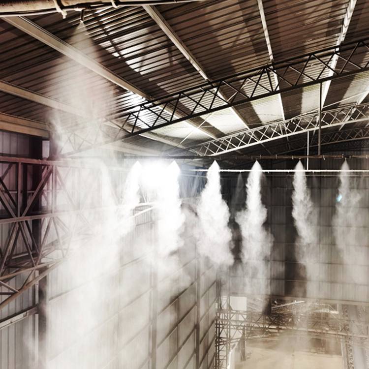 厂房喷雾降尘系统,煤棚水雾降尘安装厂房喷淋除尘装置