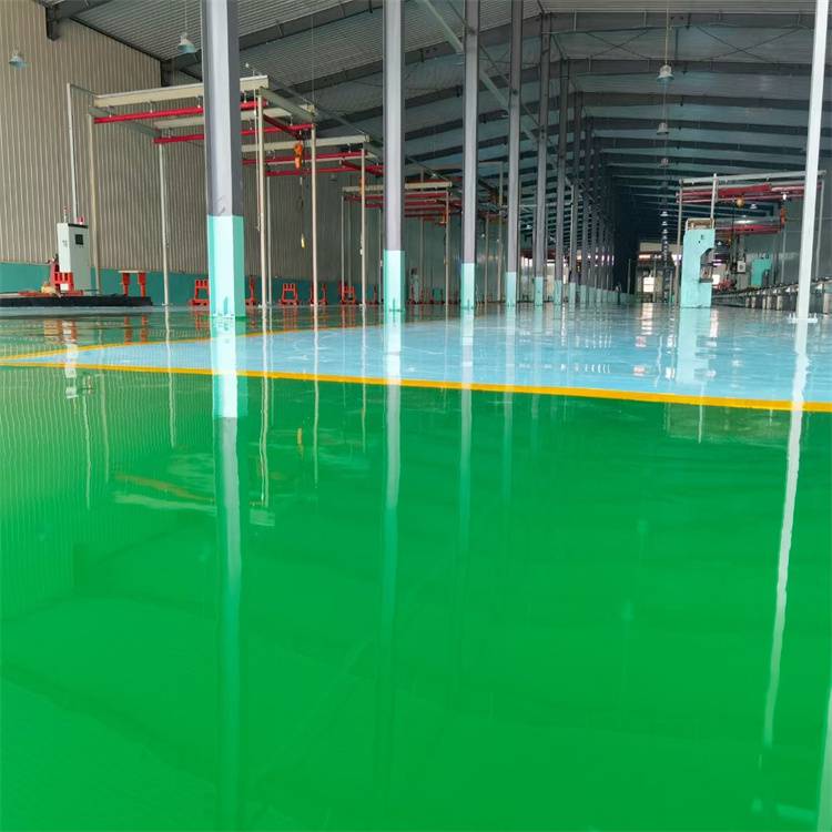青岛b02中灰环氧地坪漆价格率土工业厂房地坪漆