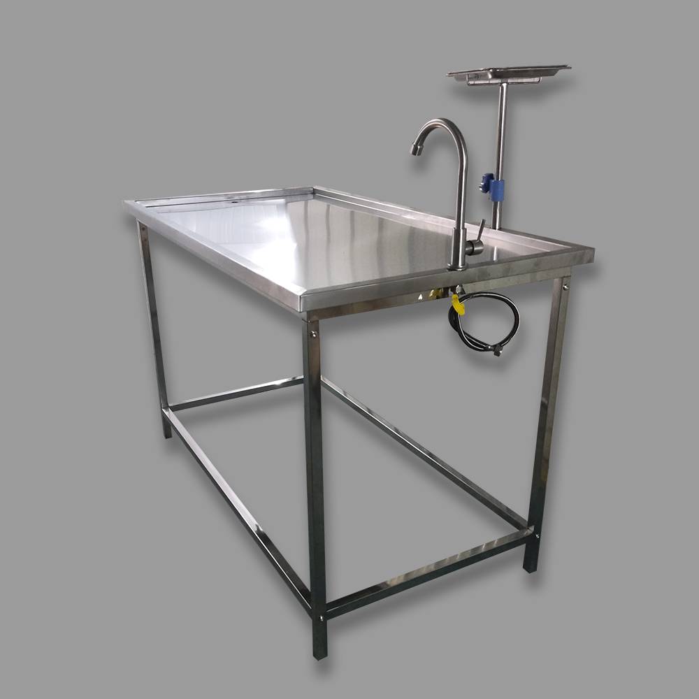 不锈钢大动物解剖台固定台电动液压升降