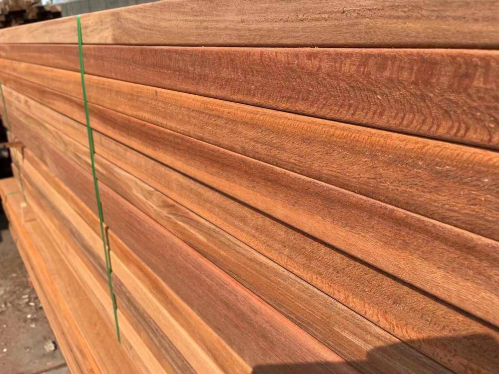 非洲菠萝格重载枕木垫木船舶游轮木甲板各种规格定尺生产