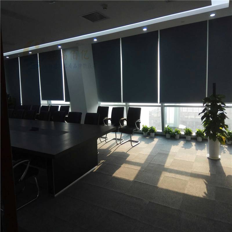 大兴窗帘厂家大兴定做窗帘大兴电动办公室遮光卷帘百叶窗帘