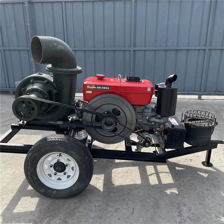 拖拉机轴传动喷灌泵8寸10寸12寸柴油电机带的抽水机