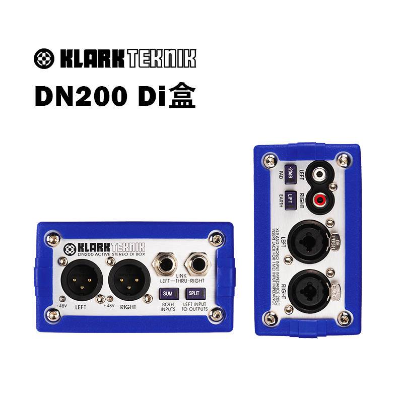 供应klark teknik DN200 Di盒 用于吉他 贝斯等乐器 适用于录音、演唱会