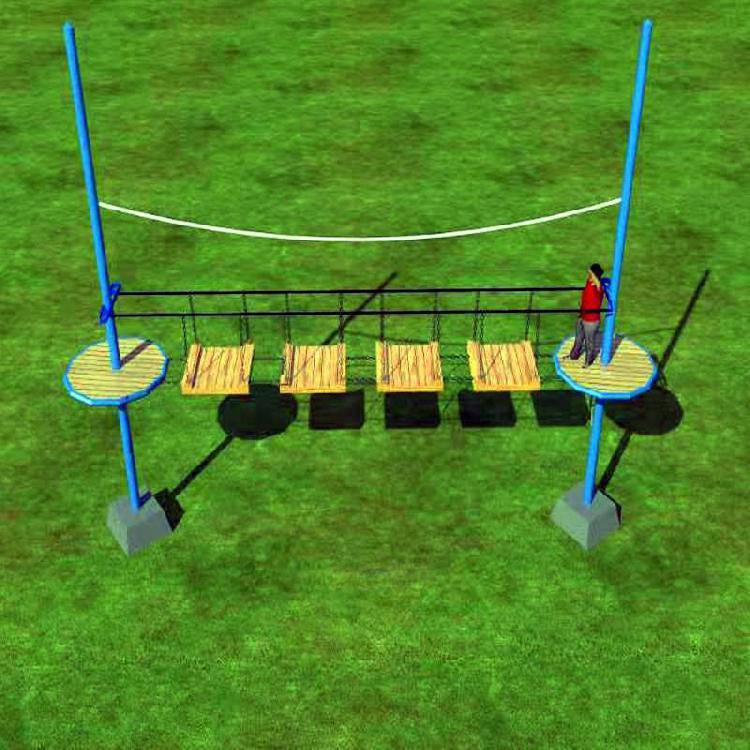 销售供应景点文旅项目滑索拓展体能乐园无动力设备