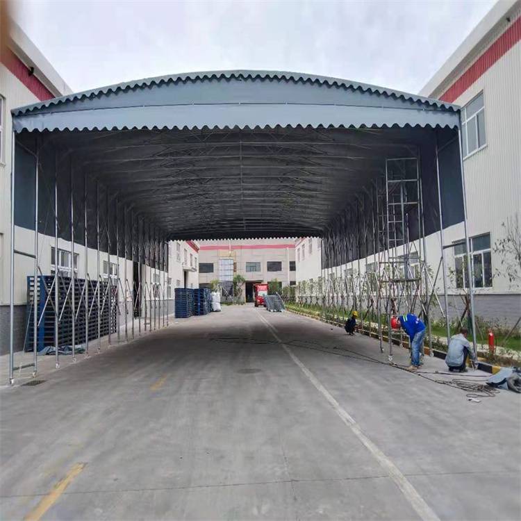 移动伸缩棚雨棚防违建遮阳棚南京建邺推拉伸缩帐篷