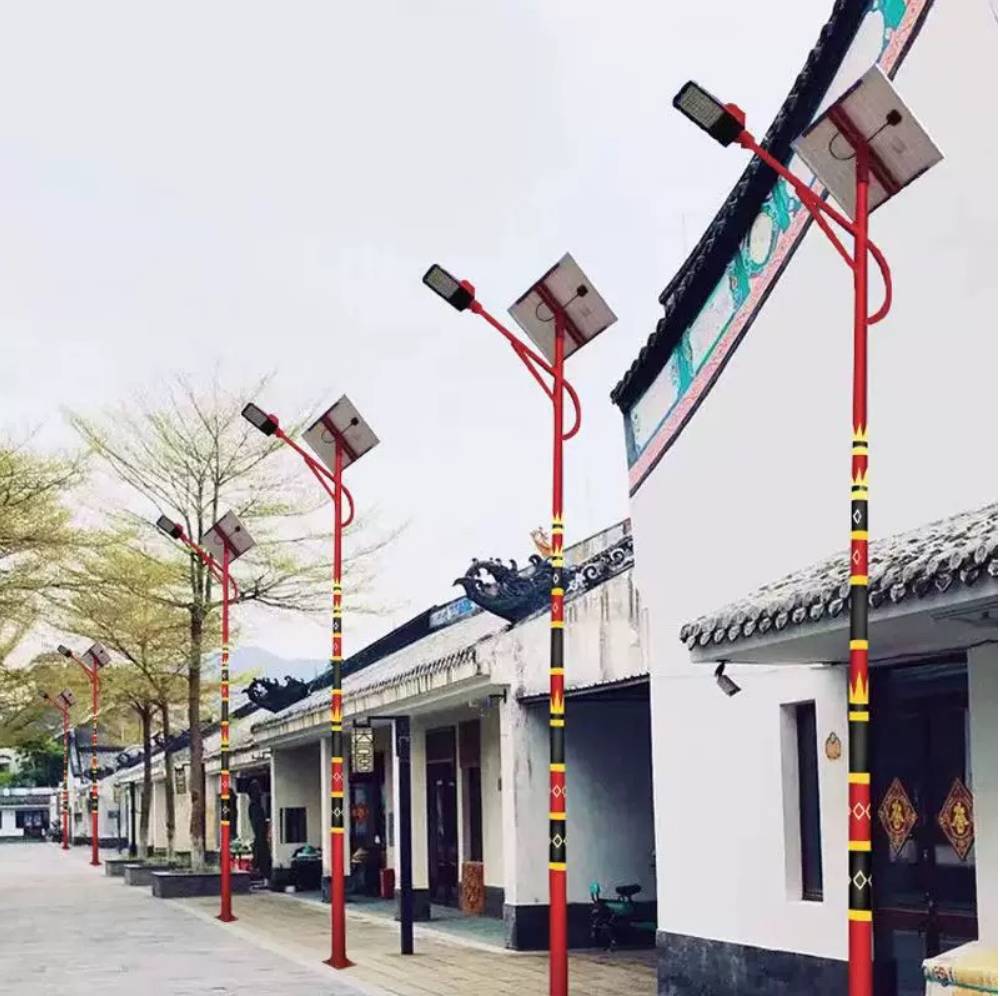 成都武侯LED太阳能路灯厂-，民族风太阳能路灯定制