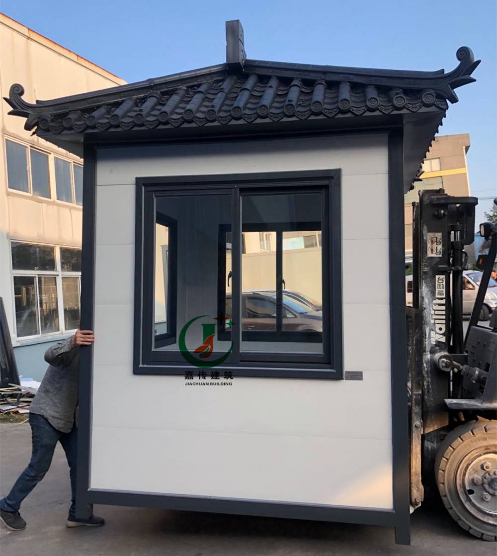 上海嘉传岗亭厂家供应仿古岗亭图片