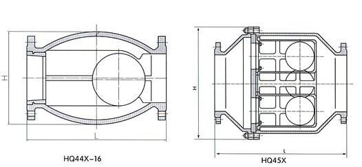 微阻球形止回閥hq44x16防水錘止回閥靜音止回閥水力控制閥