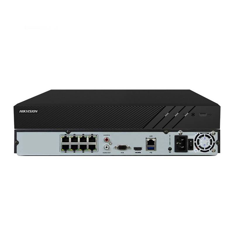 海康威视ds-7908n-r4 8路4盘位网络硬盘录像机 带16进4出报警口