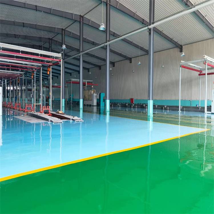 地下车库环氧地坪漆青岛莱西地平漆环氧自流平地坪面涂