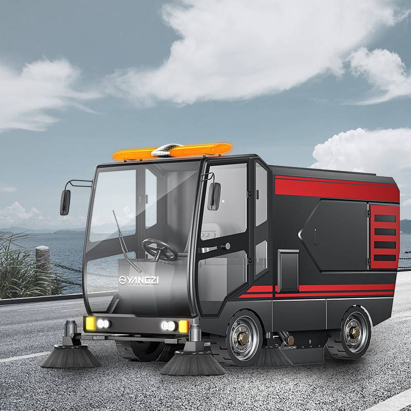 扬子扫地车s14驾驶式工厂工业用扫地机物业环卫道路车间清扫车
