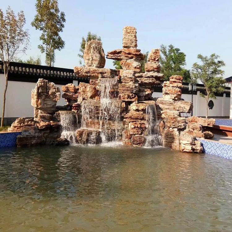 假山公司自然石假山假山石头真石假山设计施工报价