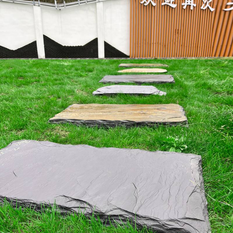 天然青石板厂家精美踏步石汀步石可定制