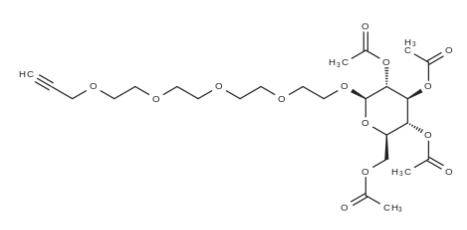 1360446-31-6，Propargyl-PEG5-tetra-Ac-beta-D-glucose