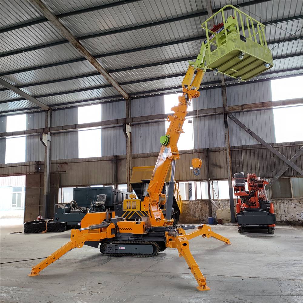 小型履带式异形蜘蛛吊遥控操作趴腿起重机