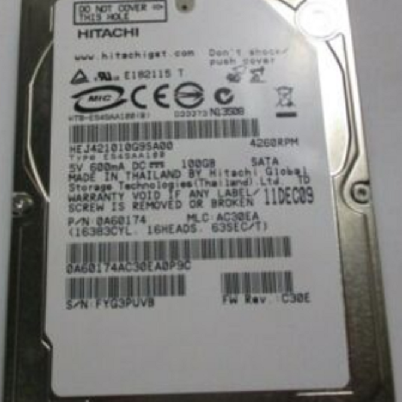 Hitachi HEJ421010G9SA00 100GB 4260PRM 2.5寸SATA串口硬盘- 供应商网