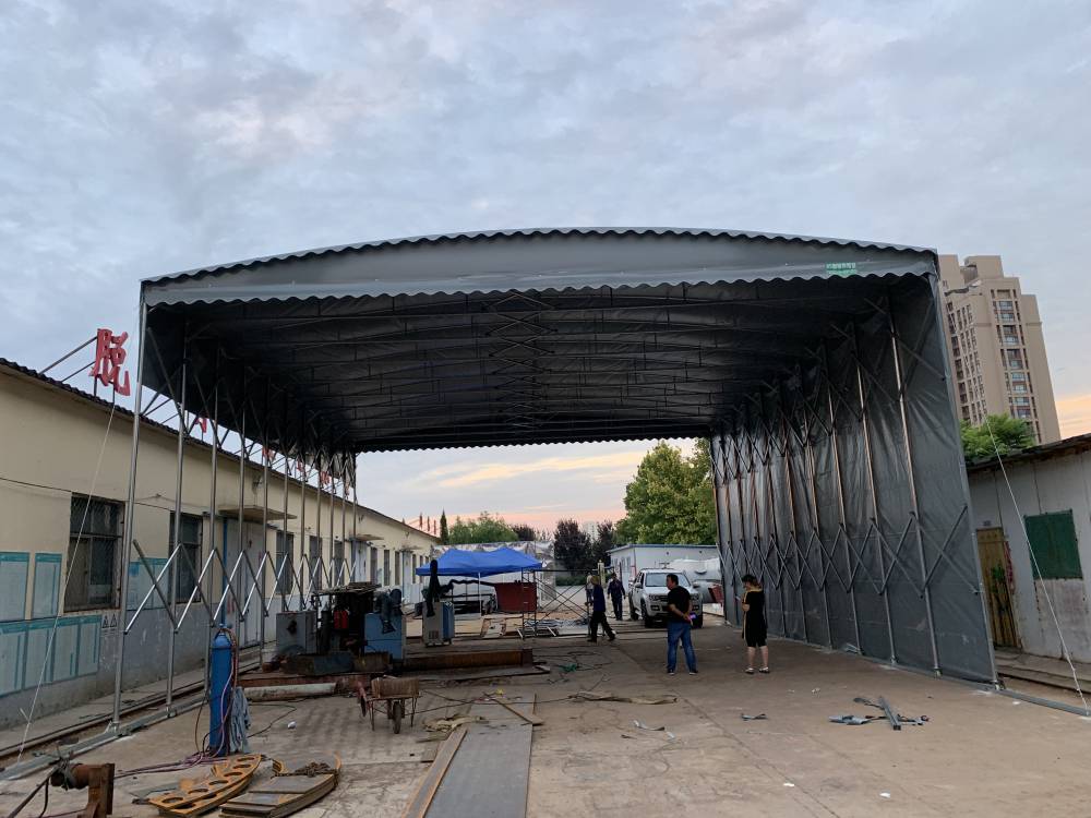 内蒙古仓库棚大型推拉雨棚颜色