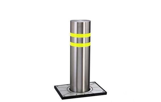 矿大路面用自动路障伸缩柱急速发货kel006地埋式升降柱操作简单