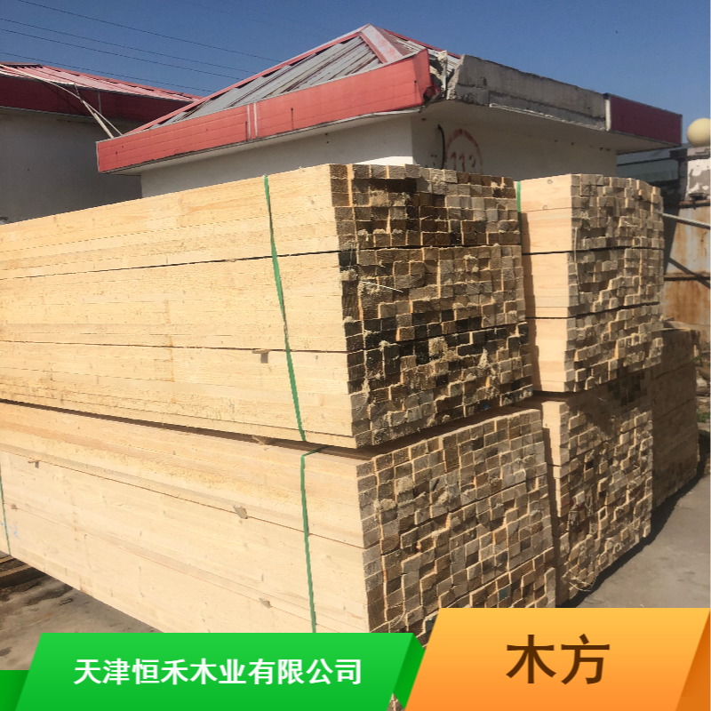 批量供应4米方木建筑工地木方南方松木方