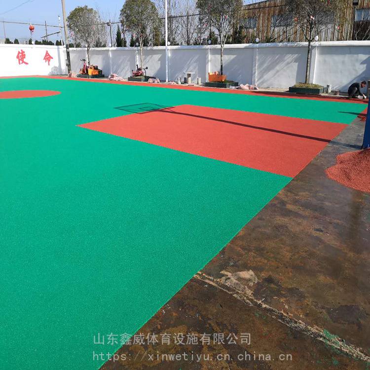 塑胶篮球场 篮球场地坪漆 厂家直供