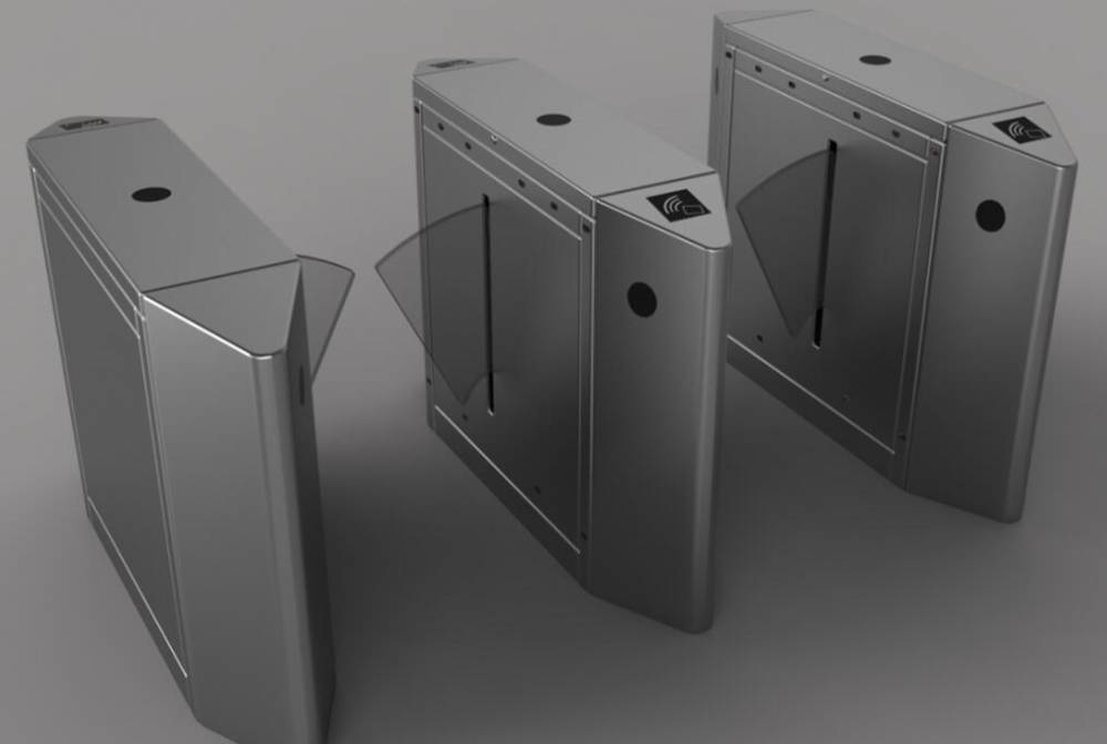 安居宝人行通道系统y10系列ajbmj10brama人脸识别机门禁系统图片