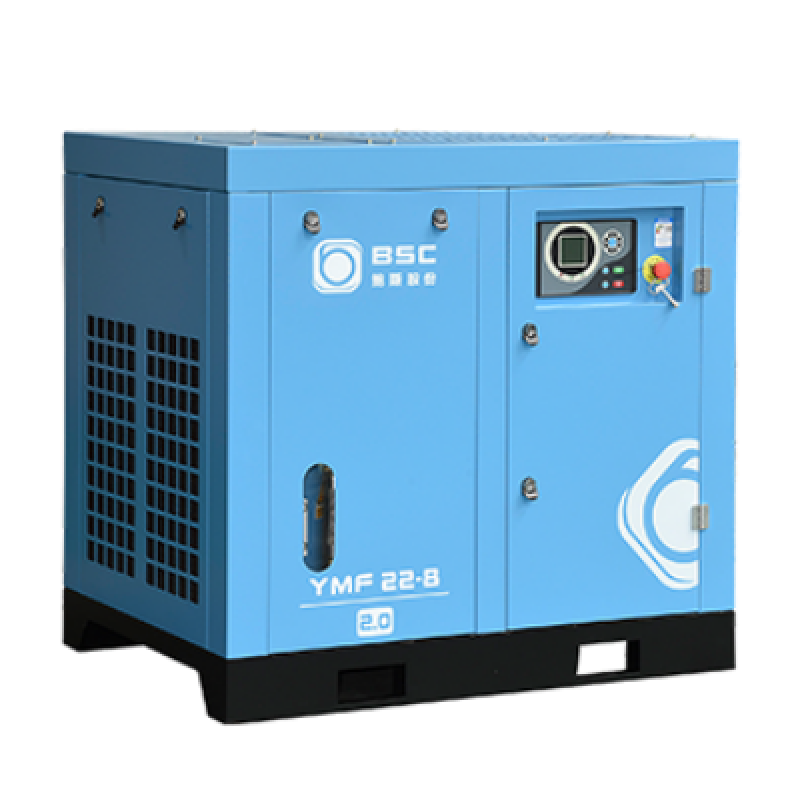 佛山禅城鲍斯股份空压机ymf单级75kw132kw永磁变频螺杆空压机图片