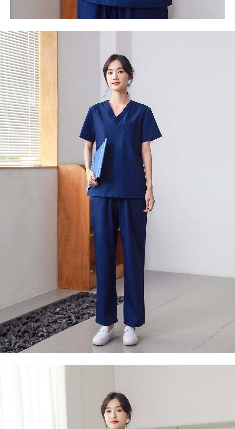 手术室刷手衣短袖新款手术衣男女医生护士四季可穿工作服