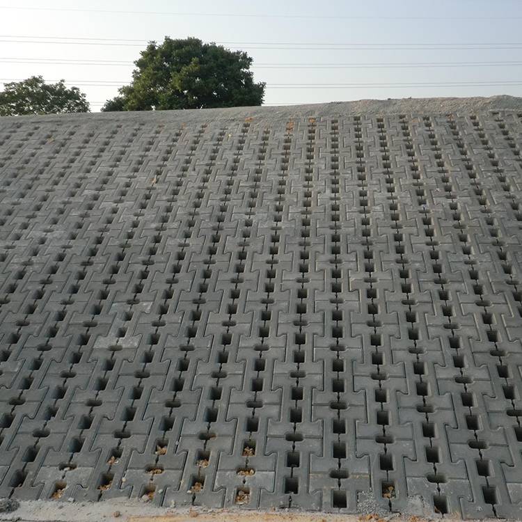 青岛水泥厂河道生态护坡砖自锁式护坡生态护坡砖