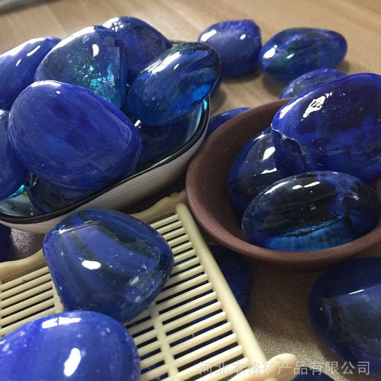 玫瑰红玻璃雨花石花卉盆栽装饰儿童玩具填充玻璃瓶造景23cm