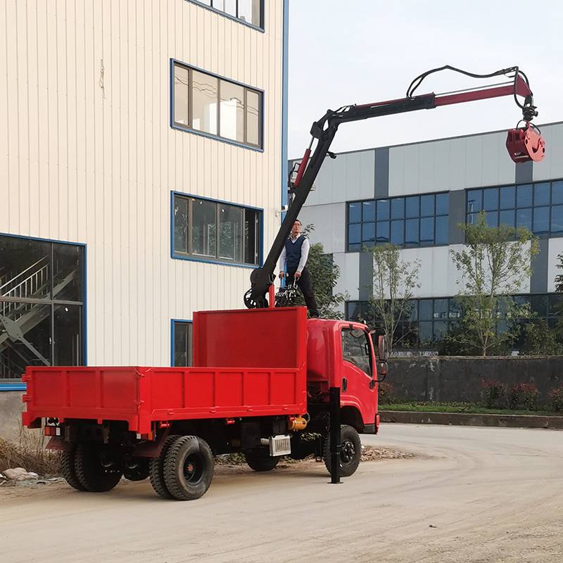 铭江mjjx875毛竹运输随车抓山区树木车载式抓木机