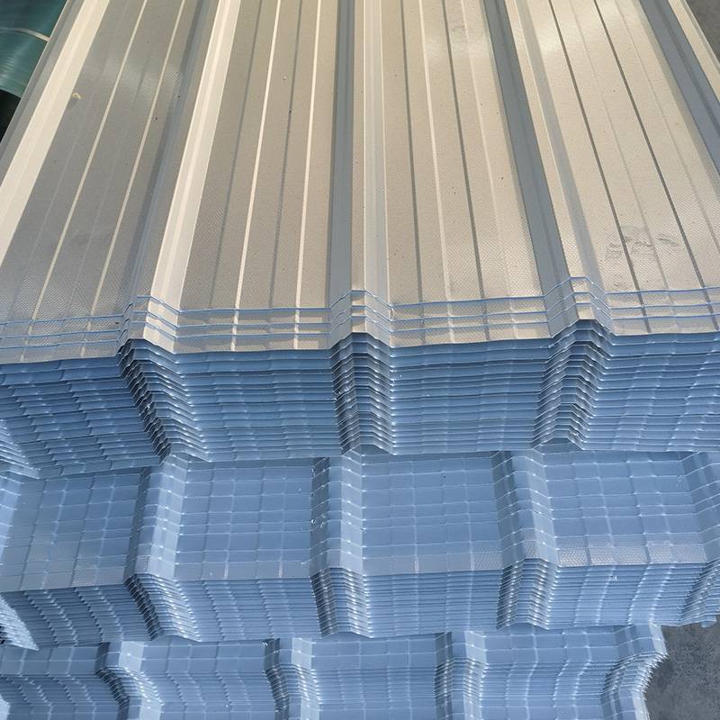 定制天蓝单板彩钢瓦金属压型板yx25210840型涂层钢板