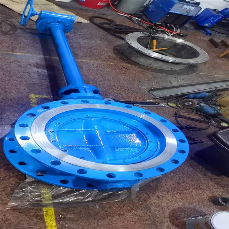 sd343h加长杆埋地供水供气管道可伸缩法兰式硬密封蝶阀