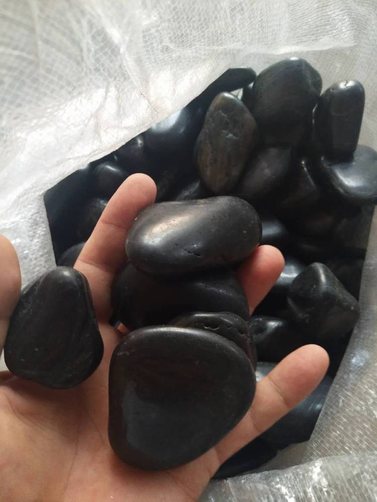 衡水永顺纯黑雨花石纯黑雨花石铺路