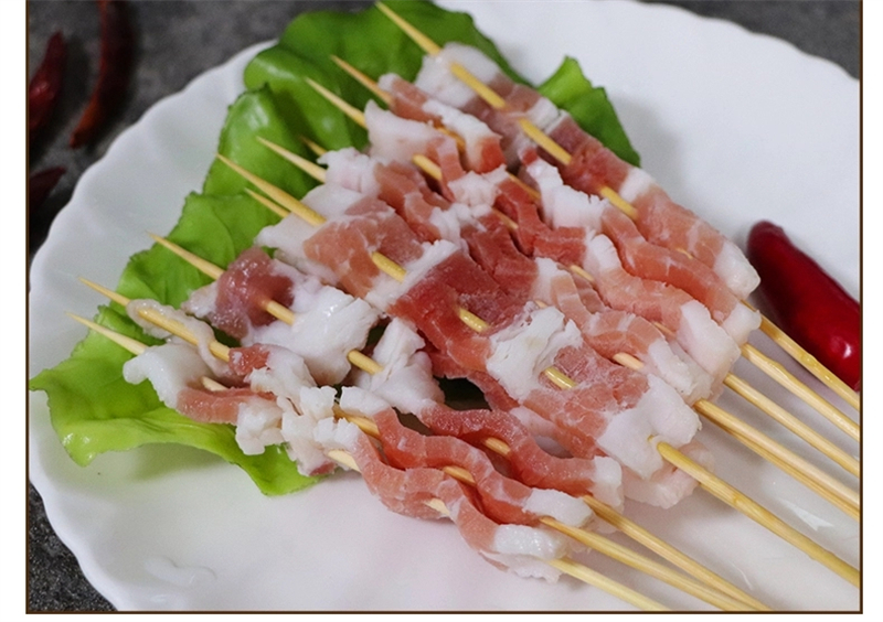 原味香味撲鼻冰鮮油炸用串神五花肉小串冷鏈物流