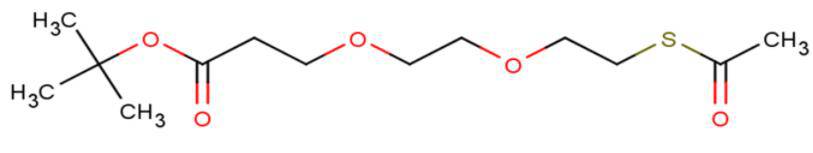 1820641-93-7，S-acetyl-PEG2-t-butyl ester