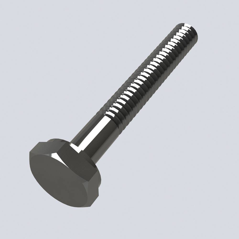 48级本色六角半牙螺栓半牙万千紧固件标准件