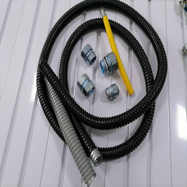 无锡厂家螺纹光纤保护管dn40电箱电线护套软管波纹包塑灰色软管