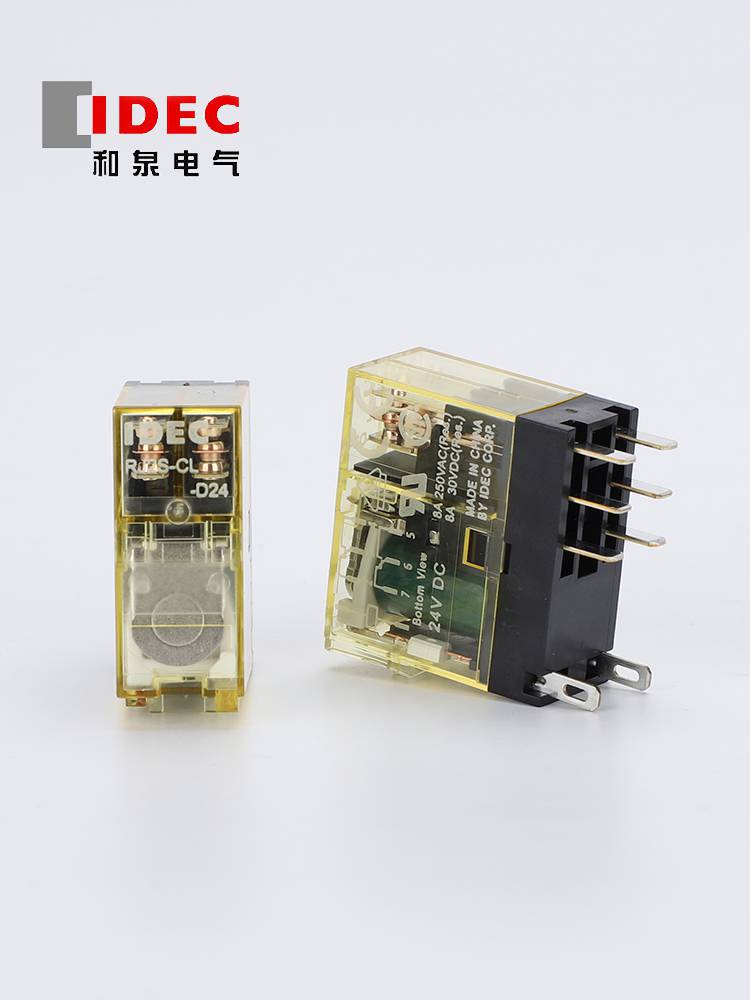 idec和泉rj2scld24rj1scld24a22012vdc继电器8脚rj2