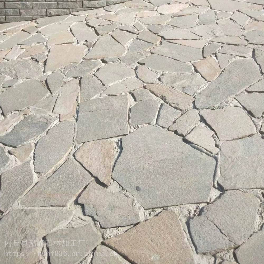 河北毛石不规则毛石铺地砌墙用天然板岩产地批发