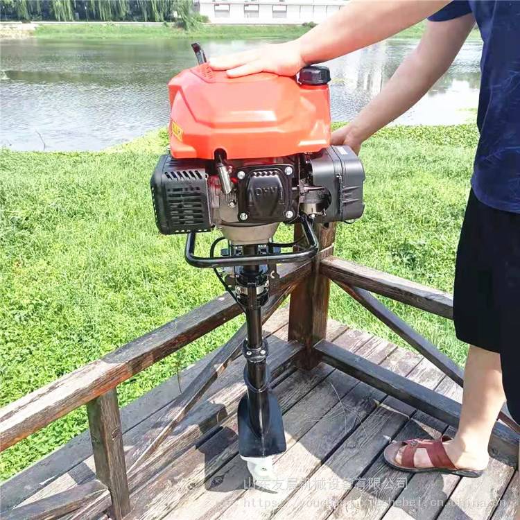 汽油挂桨机鱼塘小船水下推进器带档位木船外挂机