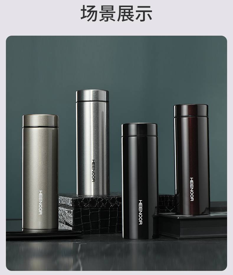 希诺保温杯批发团购316l不锈钢便携水杯高档泡茶杯xn308