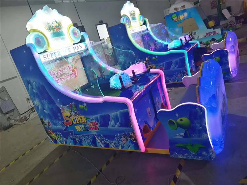 双人射水侠2代射水机大型投币退彩票动漫游戏机亲子互动电玩设备