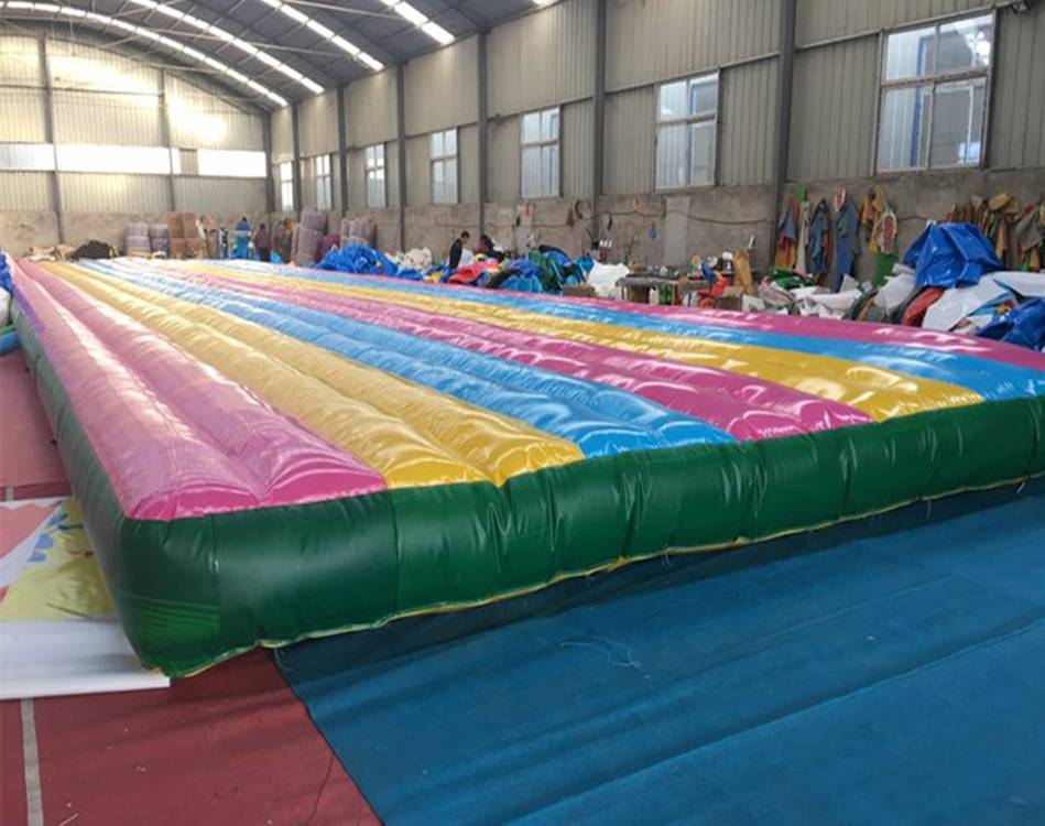 户外游乐场网红桥配套气垫网红秋千安全气床