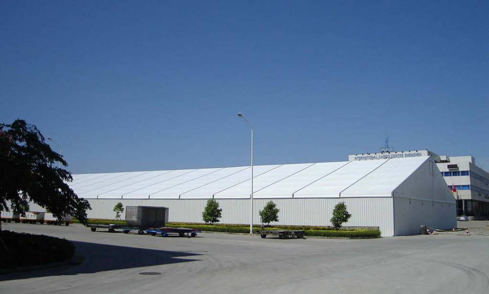 正德定制仓储篷房环保储煤大棚稳固可抗10级风