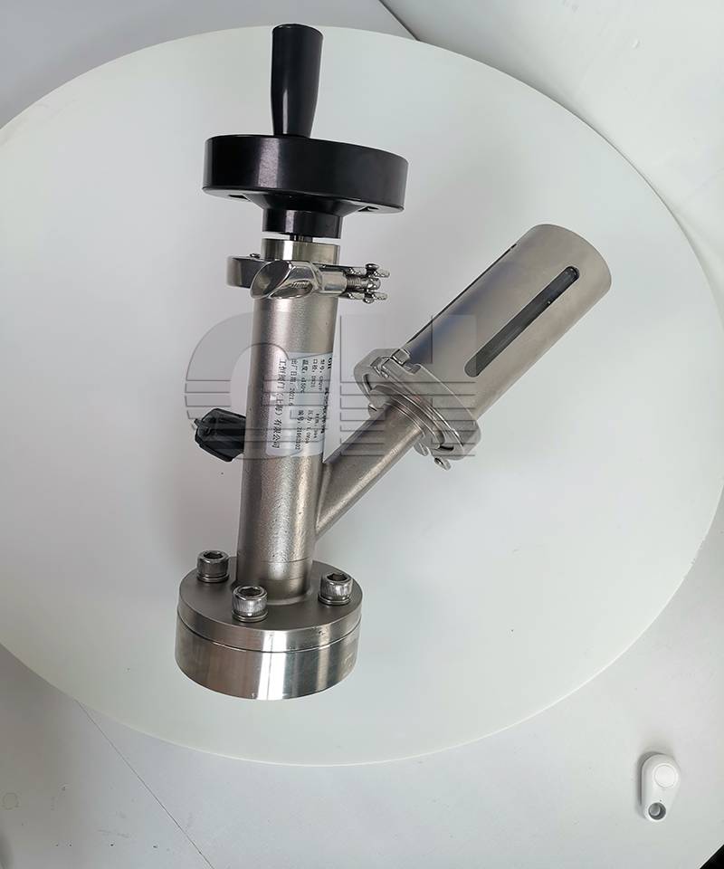 真空粉体取样阀快装真空取样阀fig316法兰真空粉体取样阀