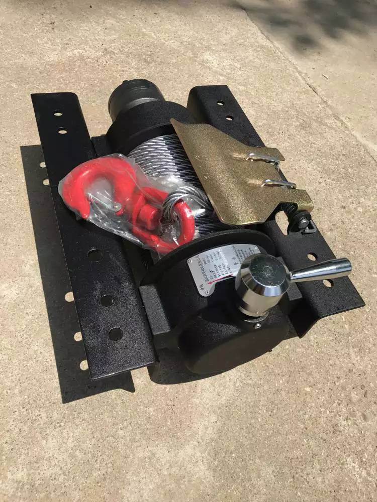 农用车提升液压绞盘8吨液压卷扬机可加长卷筒液压绞车大马力